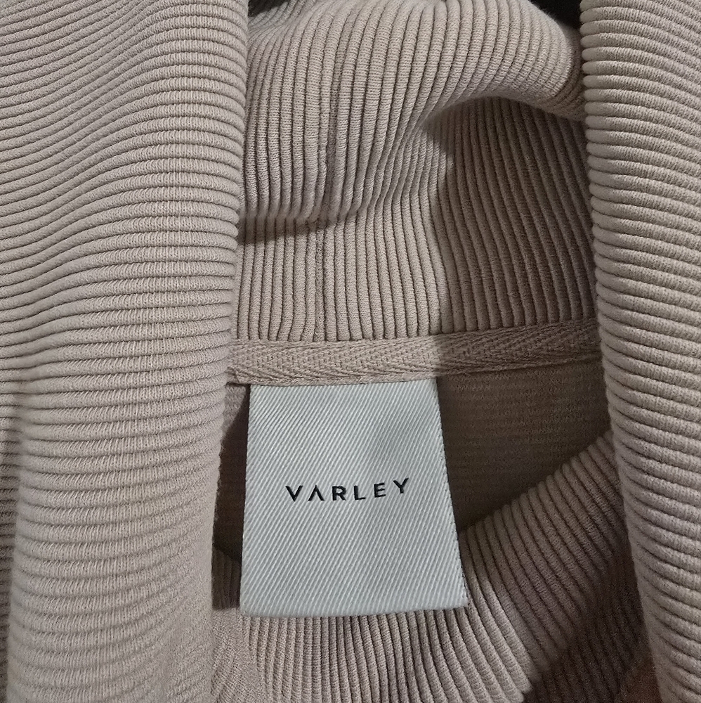 Varley Soft Beige Turtleneck Sweater - Picture 9 of 12